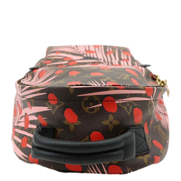 Louis Vuitton  Palm Springs PM Monogram Jungle Dots Backpack Bag Brown - Picture 4 of 12